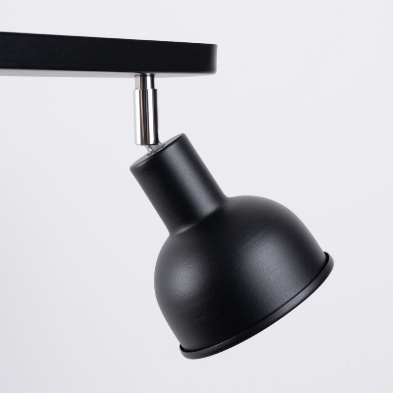 Lampa sufitowa  Pure Lume KORSSO czarna 2xE27x15W IP20 wym:18,5x24x47cm - 1 szt.