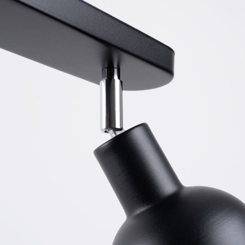 Lampa sufitowa  Pure Lume KORSSO czarna 2xE27x15W IP20 wym:18,5x24x47cm - 1 szt.