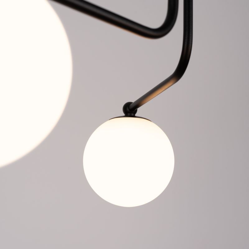 Lampa sufitowa  Pure Lume KOSMOS czarno-biała 3xG9x8W IP20 wym:29x62x62cm - 1 szt.