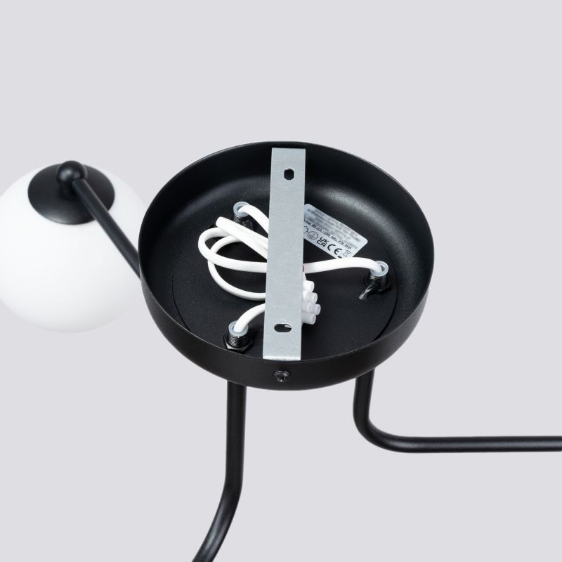 Lampa sufitowa  Pure Lume KOSMOS czarno-biała 3xG9x8W IP20 wym:29x62x62cm - 1 szt.