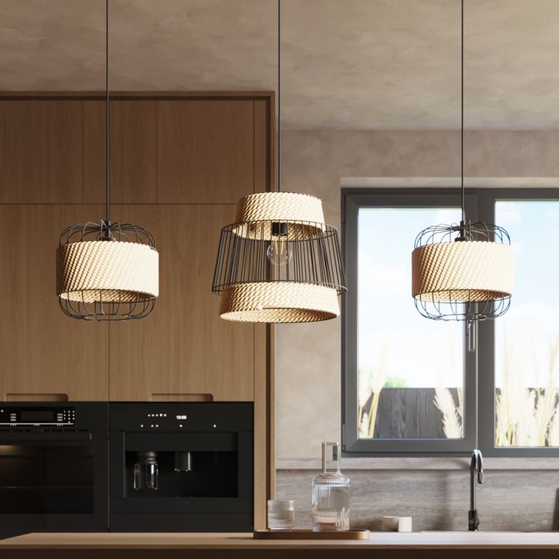 Lampa sufitowa  Pure Lume LUSTRO czarna 1xE27x15W IP20 wym:137x35x35cm - 1 szt.