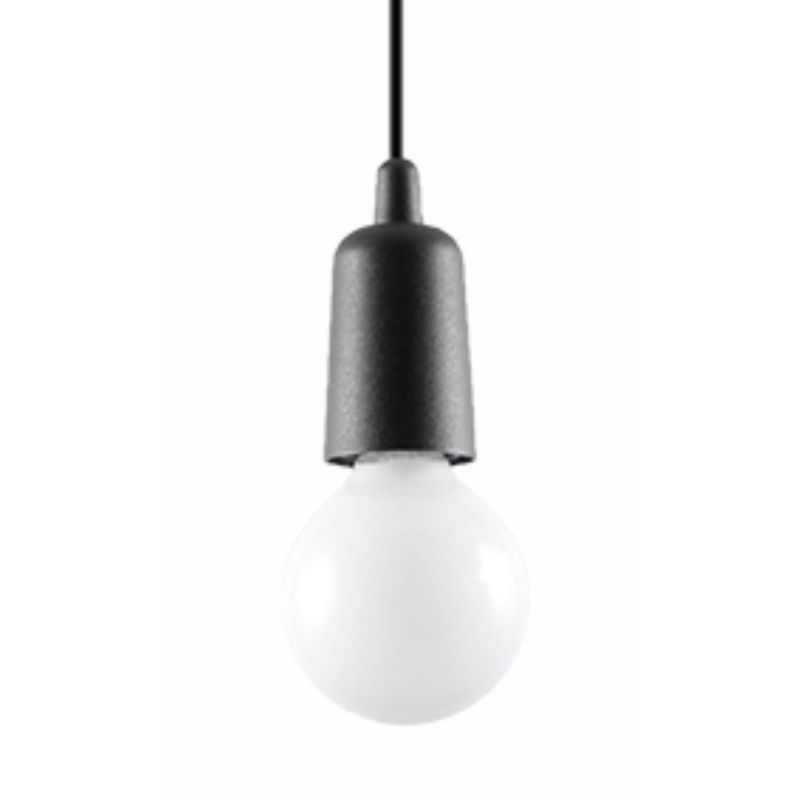 Lampa sufitowa  Pure Lume MATERO czarna 1xE27x60W IP20 wym:100x10x10cm - 1 szt.