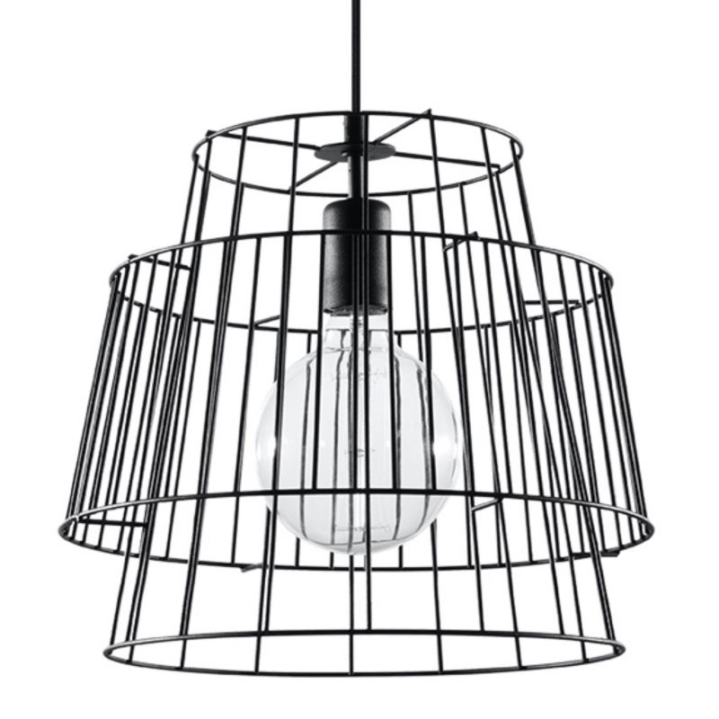 Lampa sufitowa  Pure Lume PORTAL czarna 1xE27x60W IP20 wym:130x35x35cm - 1 szt.
