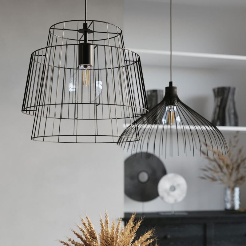 Lampa sufitowa  Pure Lume PORTAL czarna 1xE27x60W IP20 wym:130x35x35cm - 1 szt.