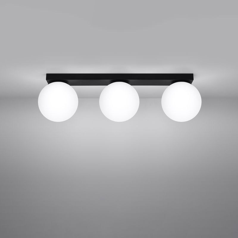 Lampa sufitowa  Pure Lume SOLEDA biało-czarna 3xG9x12W IP20 wym:14x50x12cm - 1 szt.