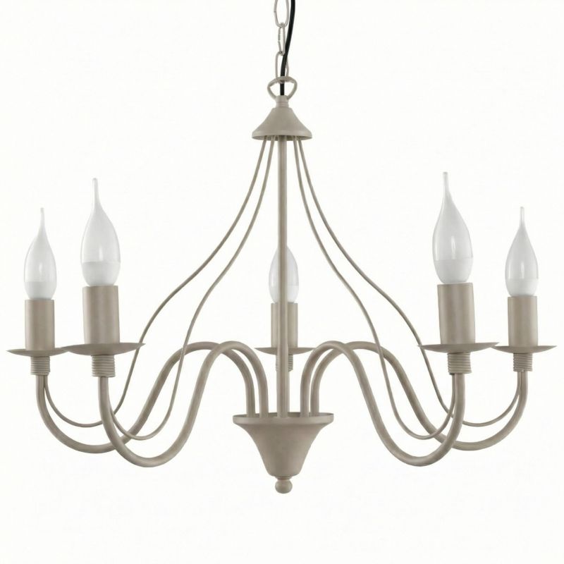 Lampa sufitowa  Pure Lume VICTORIA taupe 5xE14x12W IP20 wym:80x60x60cm - 1 szt.