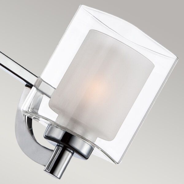 Lampa sufitowa Quoizel Kolt polerowana chrom do salonu szklane klosze 3xG9 x 3W 1 szt.