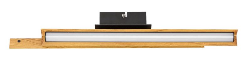Lampa sufitowa Rabalux Remiel czarny matowa-biała LED 12W 3000K 760lm  wym: 49 x 8 x 7 cm - 1 szt.