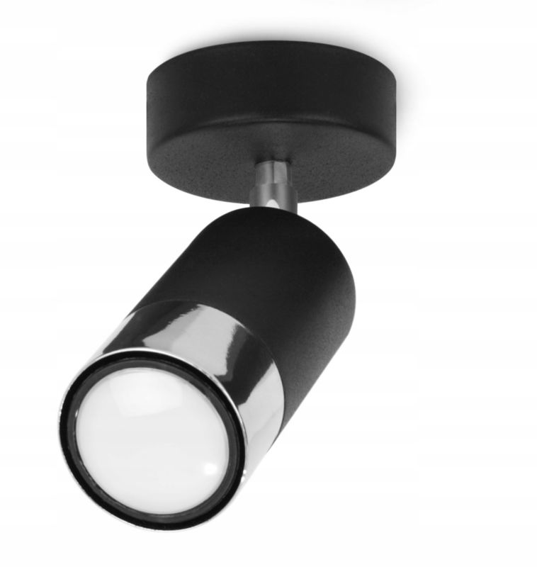 Lampa sufitowa reflektor Light Home LH Hugo 1x GU10 20W czarny 1szt.