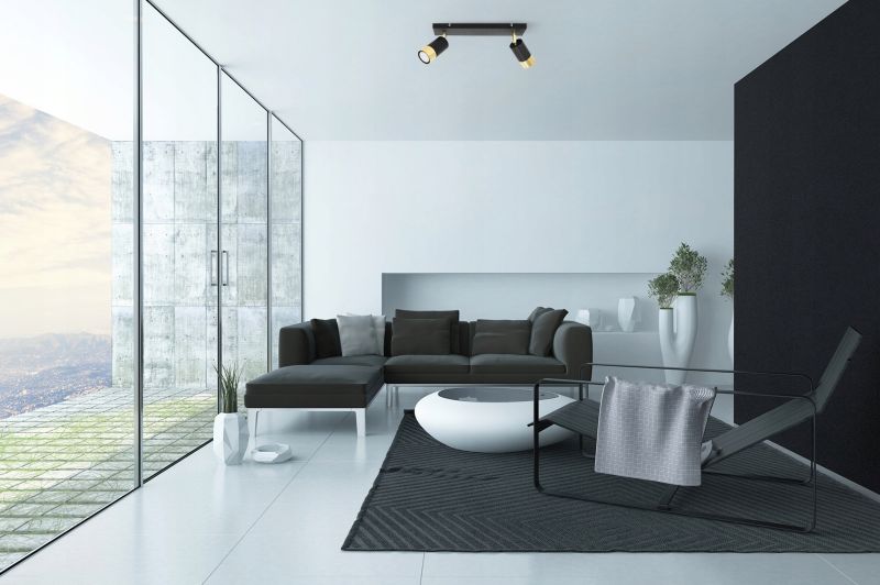 Lampa sufitowa reflektor Light Home LH Hugo 2x GU10 20W kinkiet czarny 1szt.