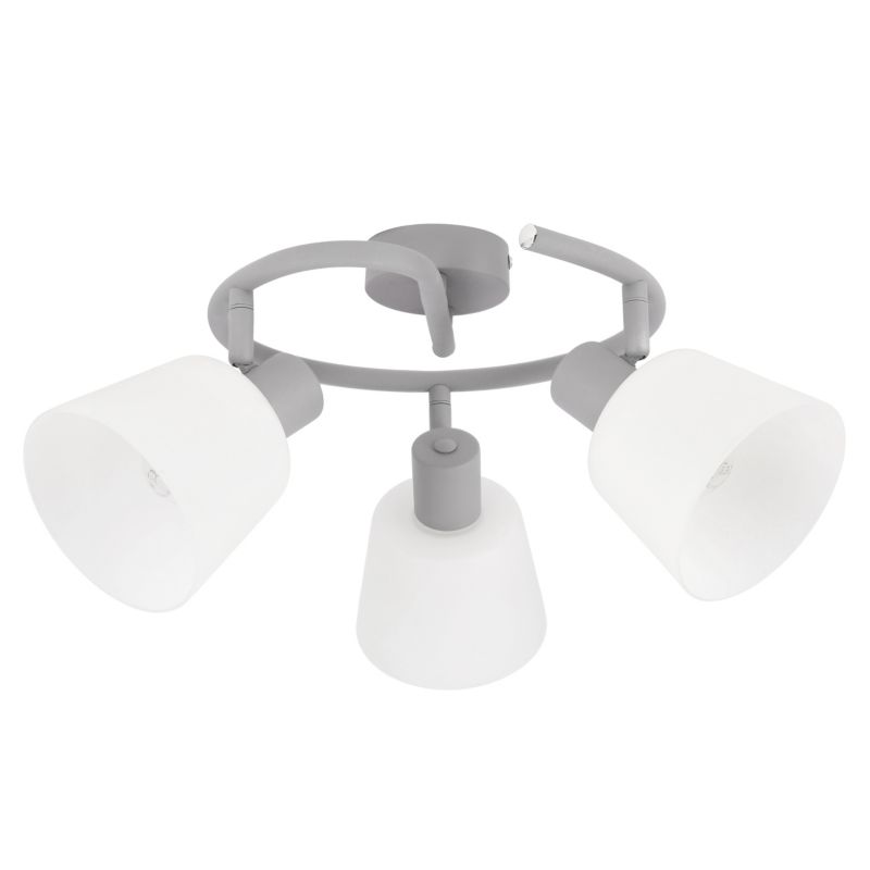 Lampa sufitowa regulowana Candellux Ginko szara 3xE14x40W IP20 wym:20x46x46cm - 1 szt.