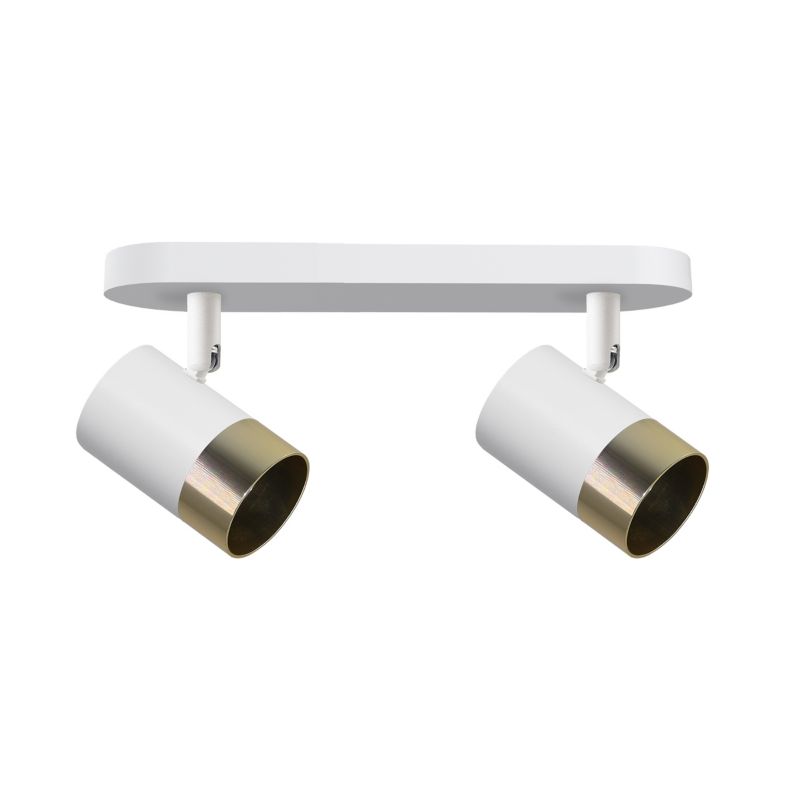 Lampa sufitowa regulowany Candellux Tobi biało-złota 2xGU10x15W IP20 wym:14x34x5,5cm - 1 szt.