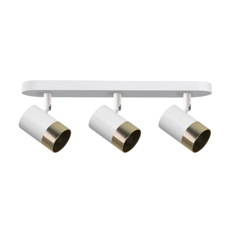 Lampa sufitowa regulowany Candellux Tobi biało-złota 3xGU10x15W IP20 wym:14x44x5,5cm - 1 szt.