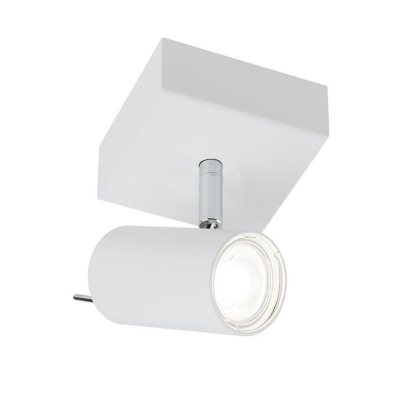 Lampa sufitowa Shilo Fussa biała  1 x GU10 x 10W wym: 15 x 14 x 10 cm - 1 szt.