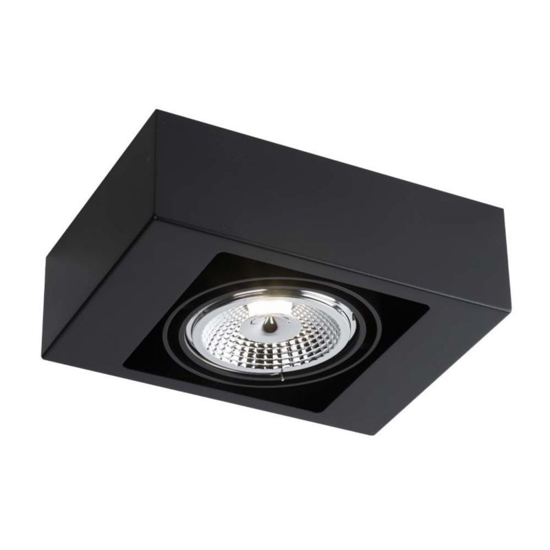 Lampa sufitowa Shilo KOGA czarna 1xGU10x18W wym:8x25x18cm IP20 -1 szt.