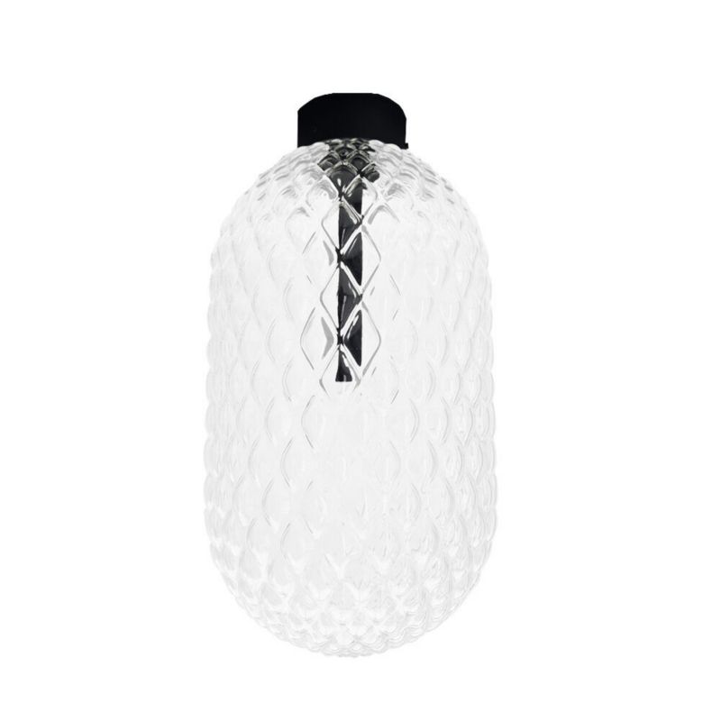 Lampa sufitowa Shilo Tanpo czarno-przezroczysty wym: 36 x 20 x 20 cm 1xG9 x 2.5W 1 szt.