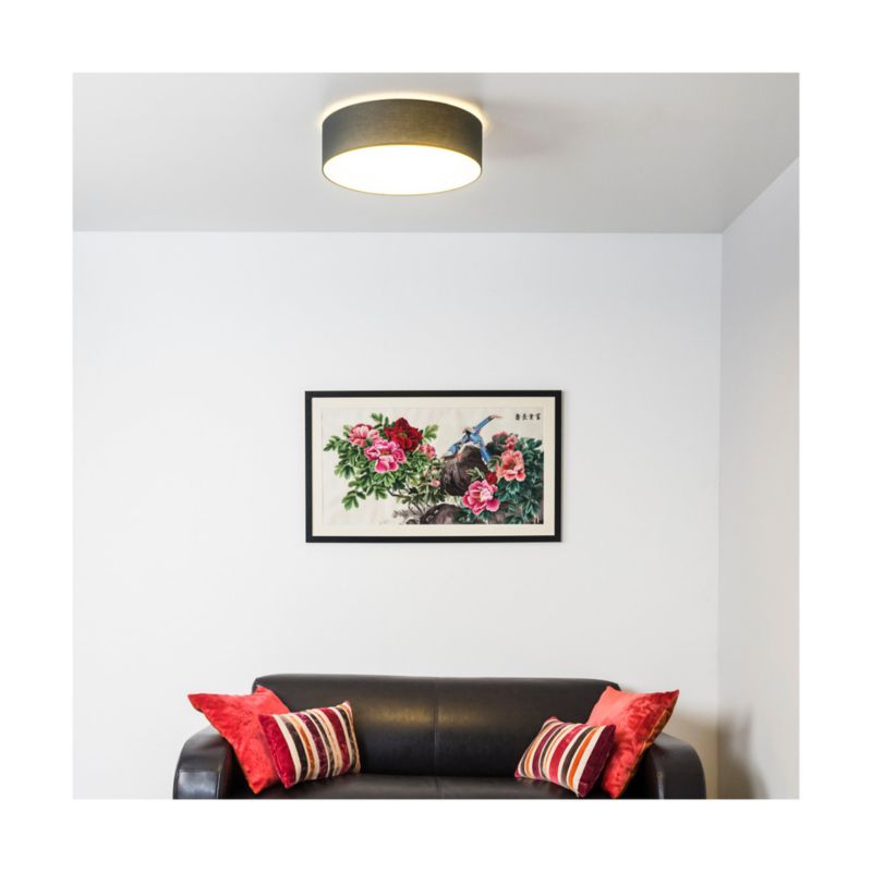Lampa Sufitowa SPOT Light 1xLED 13W Elegancka Antracytowa Tkanina w Industrialnym Stylu Polski Producent 1 szt.
