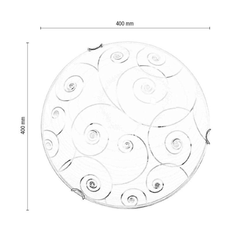 Lampa Sufitowa SPOT Light  1xLED 18W Harmonia Bieli w Klasycznym Designie od Polskiego Producenta, 1 szt.