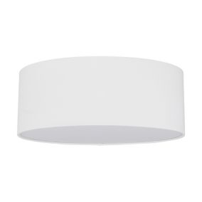 Lampa Sufitowa SPOT Light 1xLED 18W Klasyczna Biała Tkanina, Polski Producent, 1 szt.