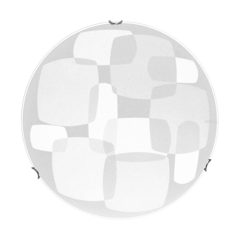 Lampa Sufitowa SPOT Light  1xLED 18W Kombinacja Chromu i Bieli w Klasycznym Stylu od Polskiego Producenta, 1 szt.
