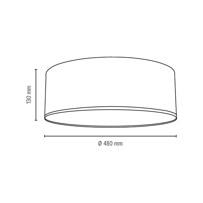 Lampa Sufitowa SPOT Light  1xLED 30W Elegancka Biel, Polski producent, 1 szt.