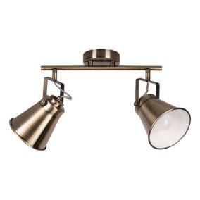 Lampa Sufitowa SPOT Light  2xE27 Max.60W Antyczna Patyna w Loftowym Stylu, Polski Producent, 1szt.