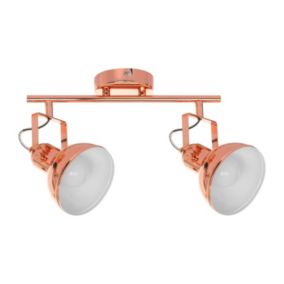 Lampa Sufitowa SPOT Light  2xE27 Max.60W Miedziany Blask, Nowoczesny Design od Polskiego Producenta, 1 szt.