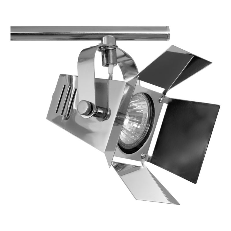 Lampa Sufitowa SPOT Light  2xGU10 5W Elegancki Chrom w Nowoczesnym Stylu, Polski Producent, 1 szt.