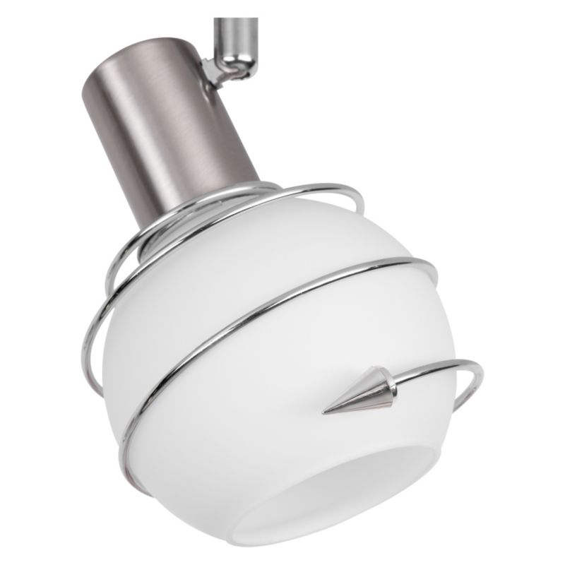 Lampa Sufitowa SPOT Light  3xE14 Max.40W Kompozycja Satyny i Bieli w Klasycznym Stylu, Polski Producent, 1 szt.