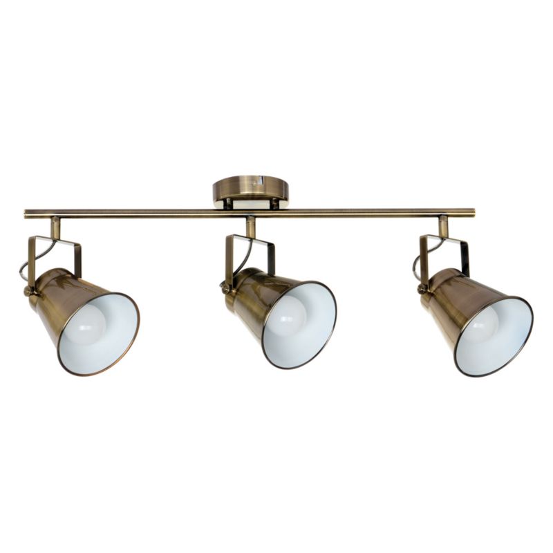 Lampa Sufitowa SPOT Light  3xE27 Max.60WElegancka Patyna w Vintage Stylu, Polski Producent, 1szt.