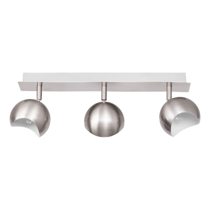 Lampa Sufitowa SPOT Light  3xG9 28W Kompozycja Satyny i Bieli w Minimalistycznym Stylu, Polski Producent 1 szt.