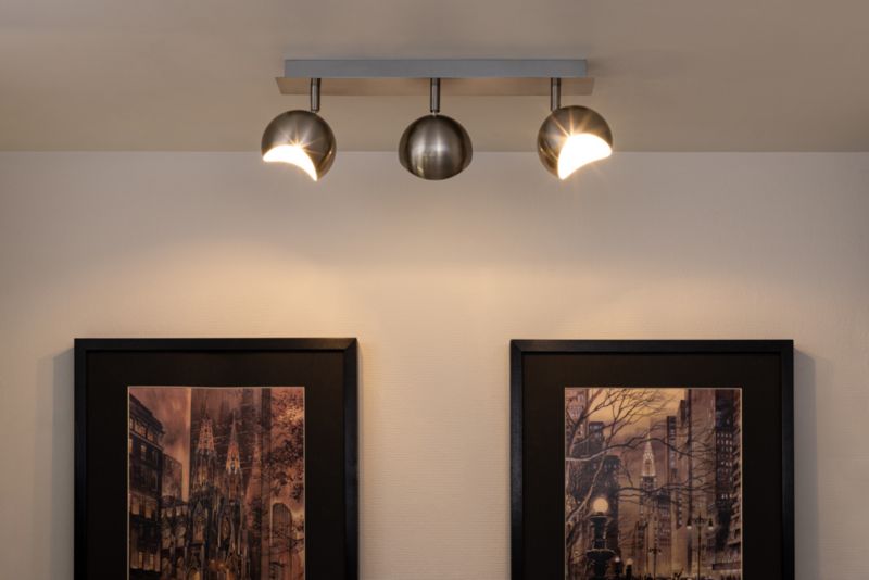 Lampa Sufitowa SPOT Light  3xG9 28W Kompozycja Satyny i Bieli w Minimalistycznym Stylu, Polski Producent 1 szt.