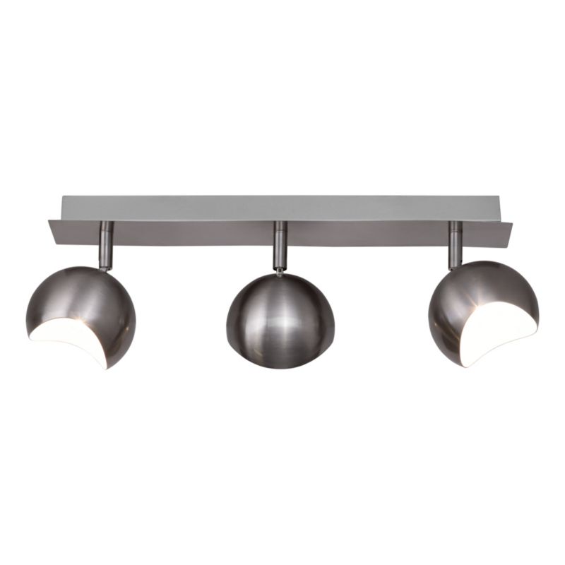 Lampa Sufitowa SPOT Light  3xG9 28W Kompozycja Satyny i Bieli w Minimalistycznym Stylu, Polski Producent 1 szt.