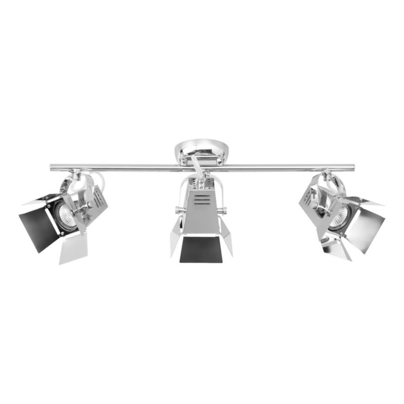 Lampa Sufitowa SPOT Light  3xGU10 5W Połączenie Chromu z Klasycznym Stylem, Polski Producent, 1 szt.