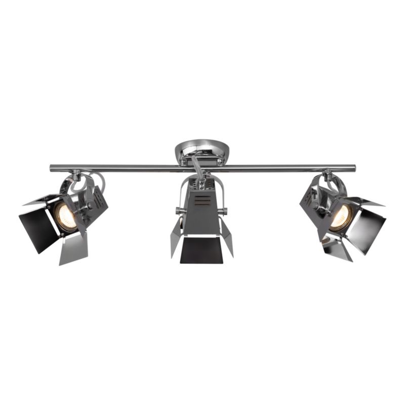 Lampa Sufitowa SPOT Light  3xGU10 5W Połączenie Chromu z Klasycznym Stylem, Polski Producent, 1 szt.