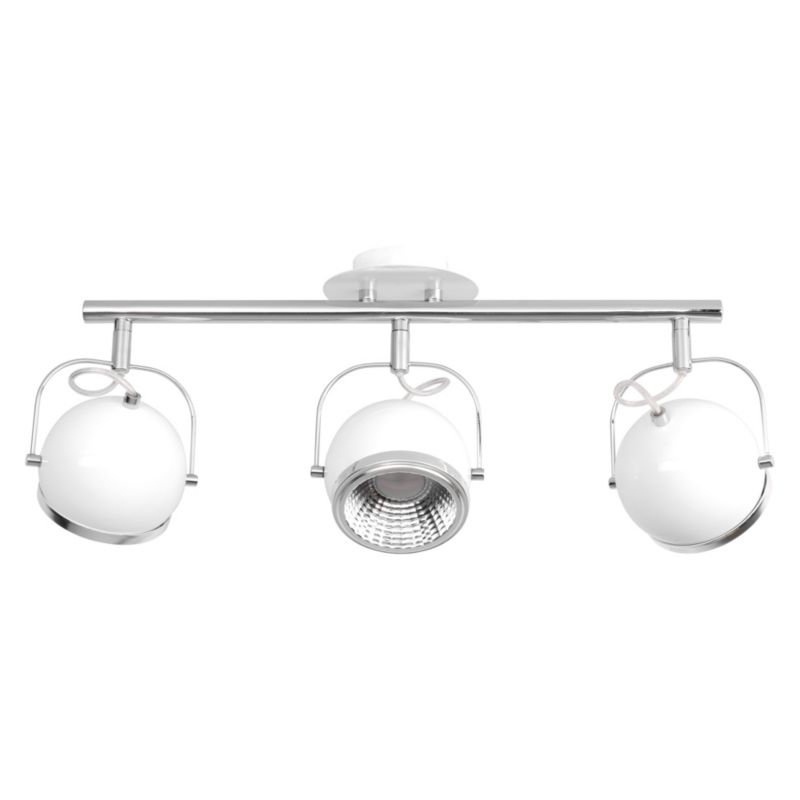 Lampa Sufitowa SPOT Light  3xGU10 LED 6W Biały, Klasyczny Design od Polskiego Producenta, 1 szt.