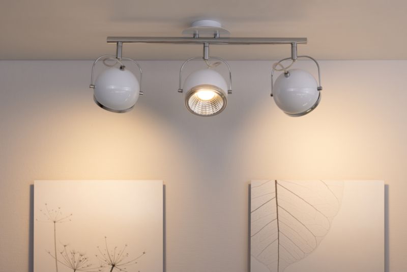 Lampa Sufitowa SPOT Light  3xGU10 LED 6W Biały, Klasyczny Design od Polskiego Producenta, 1 szt.
