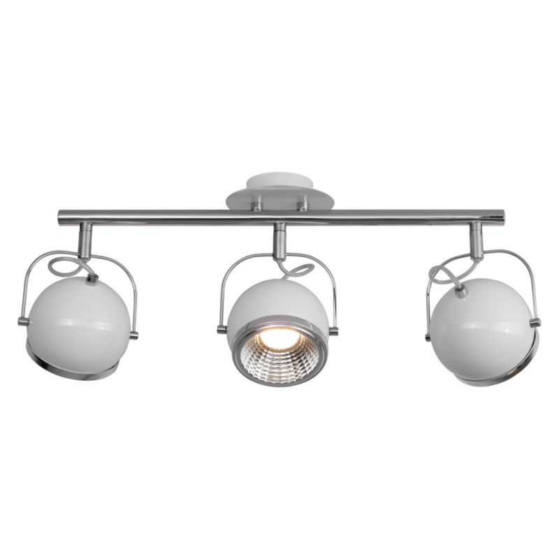 Lampa Sufitowa SPOT Light  3xGU10 LED 6W Biały, Klasyczny Design od Polskiego Producenta, 1 szt.