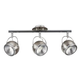 Lampa Sufitowa SPOT Light  3xGU10 LED 6W Elegancka Satyna w Klasycznym Stylu, Polski Producent, 1 szt.