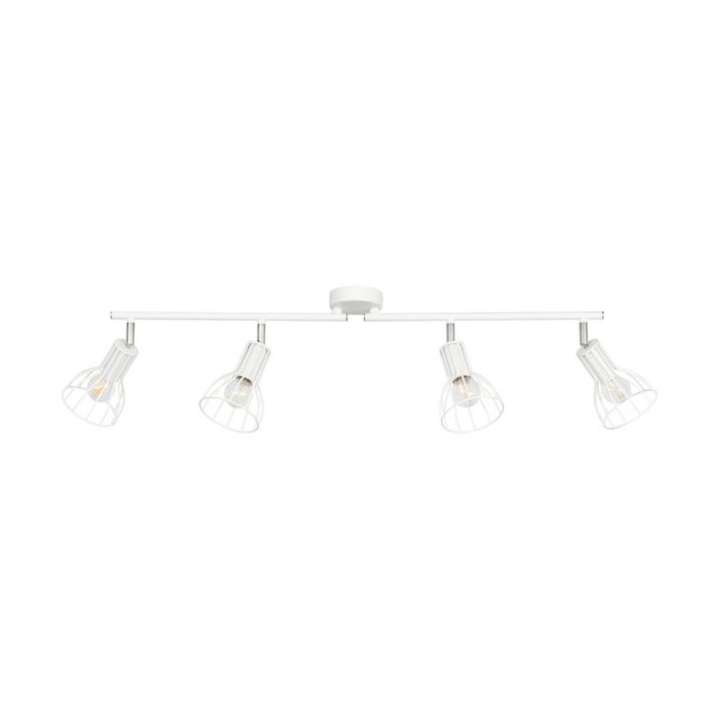 Lampa Sufitowa SPOT Light  4xE14 Max.40W Harmonijna Biel w Klasycznym Stylu, Polski Producent, 1 szt.
