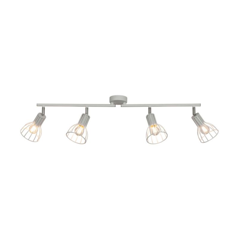 Lampa Sufitowa SPOT Light  4xE14 Max.40W Harmonijna Biel w Klasycznym Stylu, Polski Producent, 1 szt.