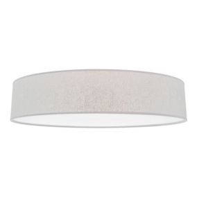 Lampa Sufitowa SPOT Light 4xE27 Max.25W Klasyczne Połączenie Bieli z Srebrnym Abażurem, Polski Producent, 1 szt.