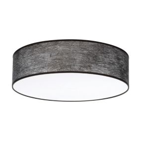 Lampa Sufitowa SPOT Light 4xE27 Max.25W Subtelna Biel w Kompozycji z Czarnym Abażurem, Polski Producent, 1 szt.