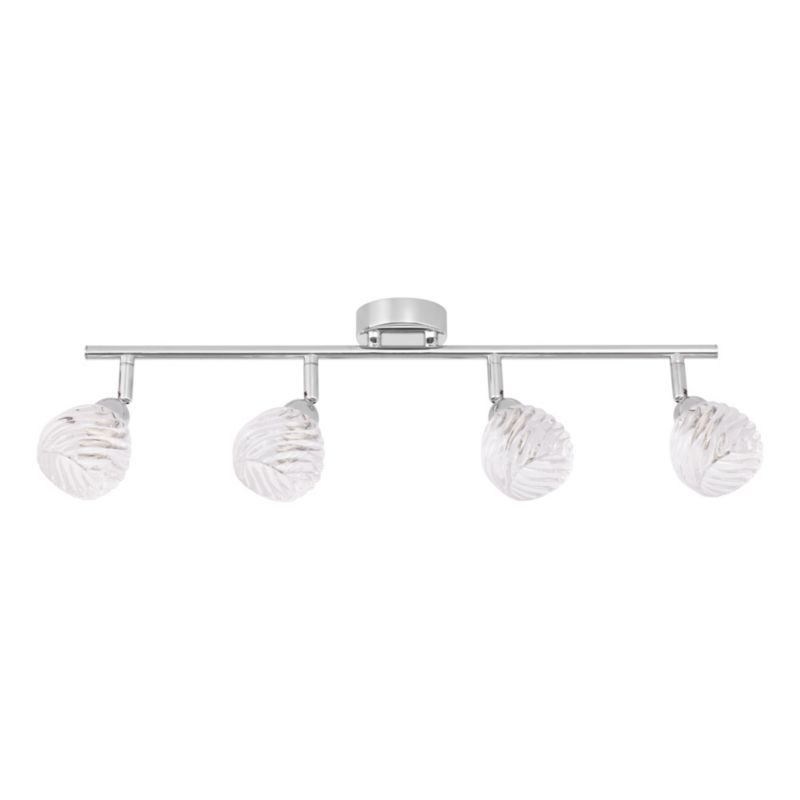 Lampa Sufitowa SPOT Light  4xG9 Max.28W Elegancki Chrom z Transparentnym Szkłem, Polski Producent, 1 szt.