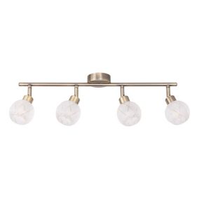 Lampa Sufitowa SPOT Light  4xG9 Max.28W Połączenie Patyny i Bieli w Vintage Stylu od Polskiego Producenta, 1 szt.