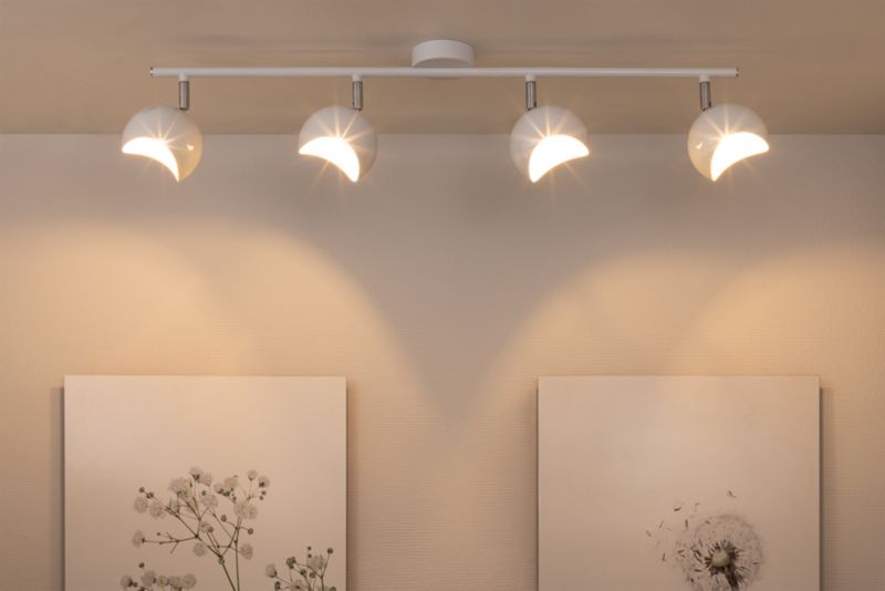 Lampa Sufitowa SPOT Light  4xG9 Max.28W Subtelna Biel w Klasycznym Designie, Polski Producent, 1 szt.