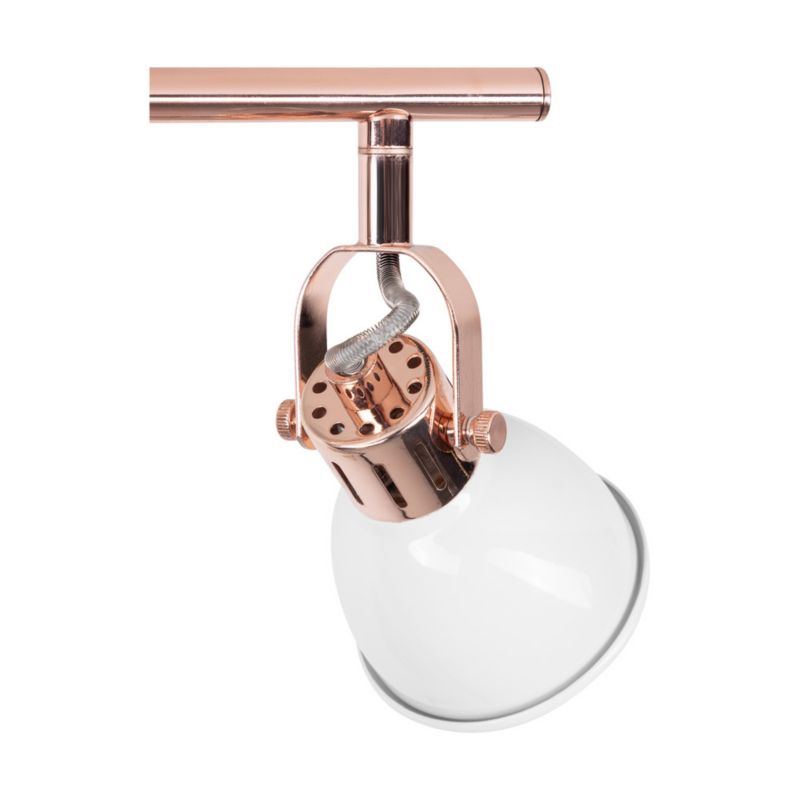 Lampa Sufitowa SPOT Light  4xGU10 50W Biel i Miedź w Nowoczesnym Designie od Polskiego Producenta, 1 szt.
