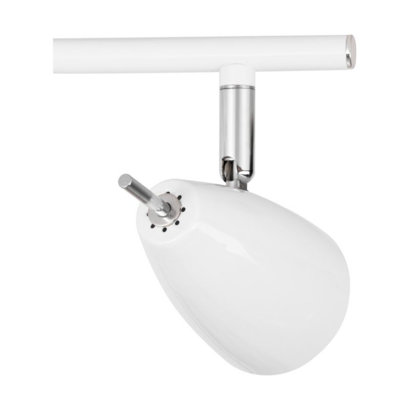 Lampa Sufitowa SPOT Light  4xGU10 50W Harmonijne Połączenie Chromu i Bieli od Polskiego Producenta, 1 szt.