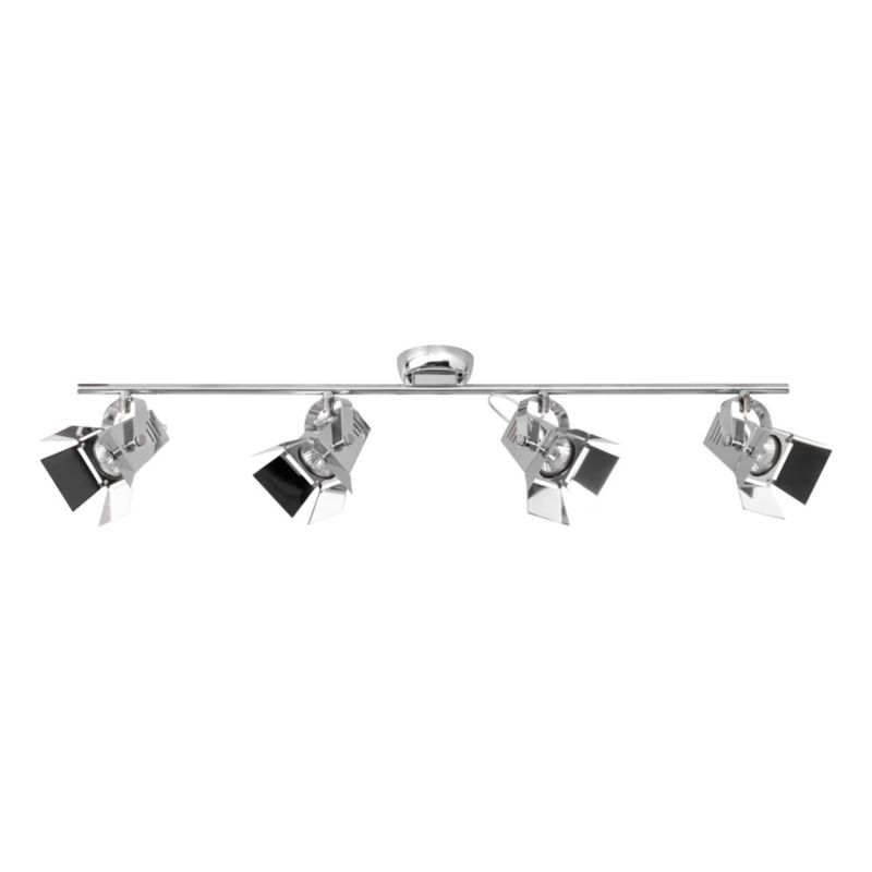 Lampa Sufitowa SPOT Light  4xGU10 5W Elegancki Chrom w Nowoczesnym Designie, Polski Producent, 1 szt.