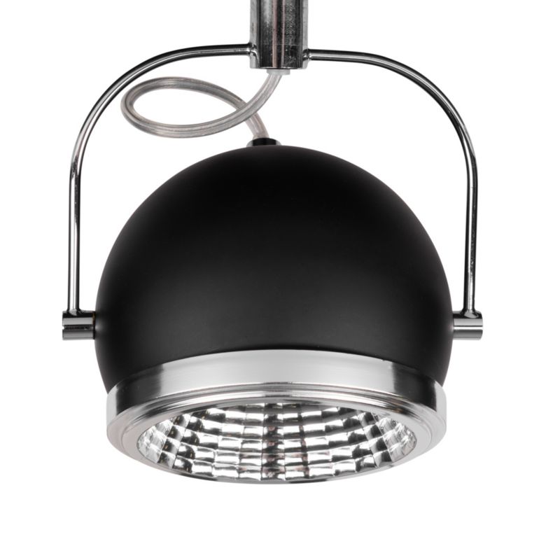 Lampa Sufitowa SPOT Light  4xGU10 LED 6W Klasyczna Czerń w Industrialnym Stylu, Polski Producent, 1 szt.